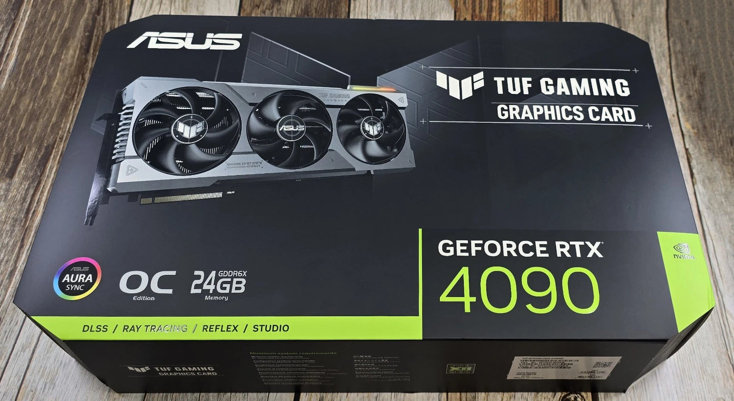 ASUS TUF Gaming GeForce RTX 4090 OC 24GB GDDR6X graphics card
