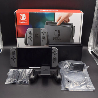 Nintendo Switch Console Gray/Gray Joy-Con – Boxed – Tested & Working | REFURBISHED