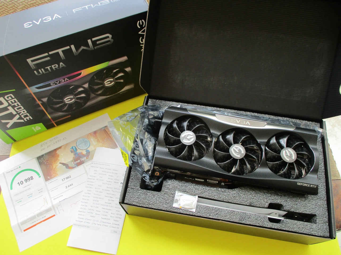 NVIDIA RTX 3080 FTW3 Ultra GDDR6X – USED